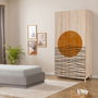 Hanah Home Lidya 2 -974 Armario en Color Sonomo